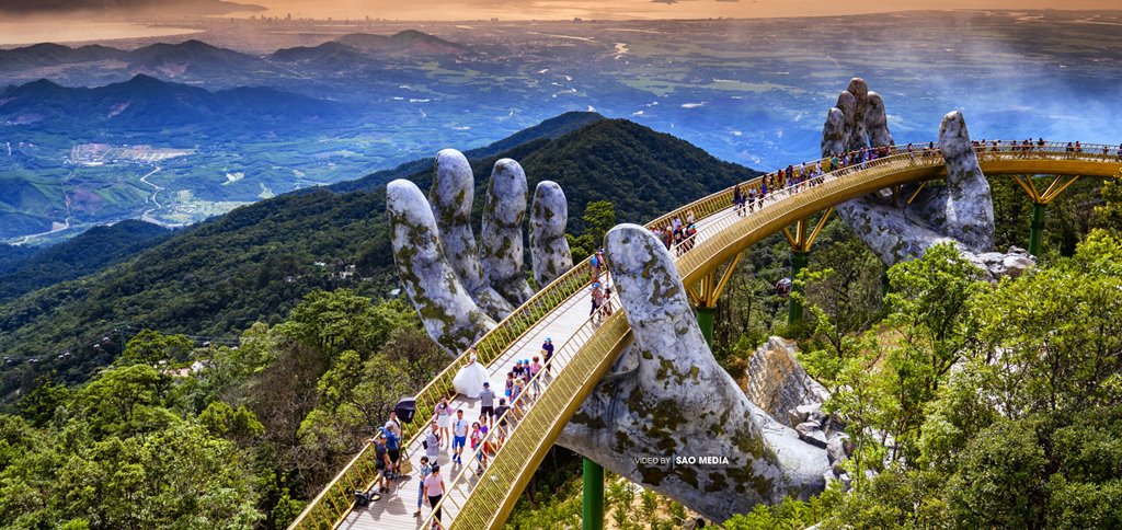 Le pont d'or à Bana Hills