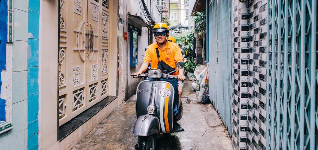 Tour Vespa à Saigon