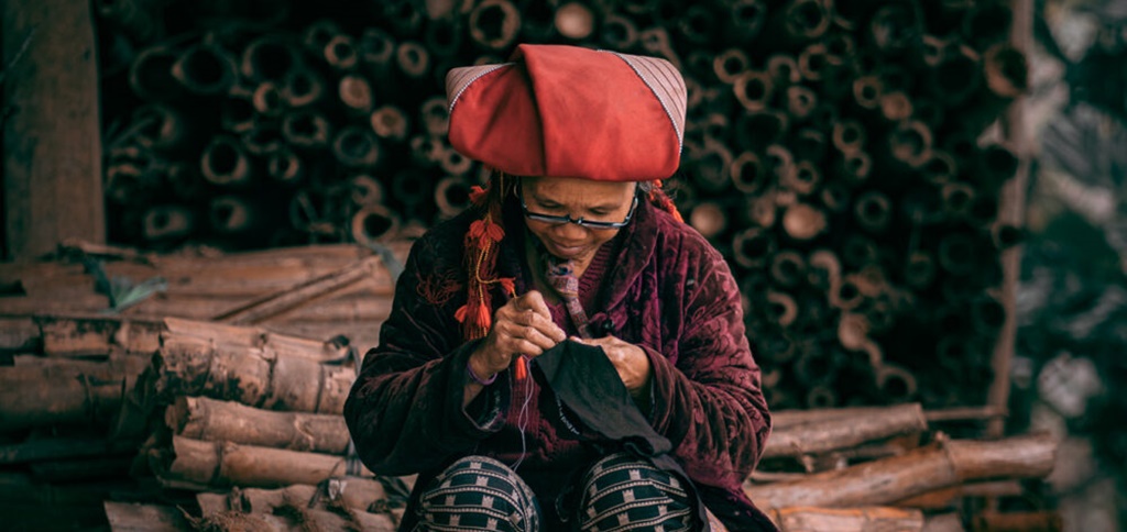 Rencontre des Dzao Rouges à Sapa