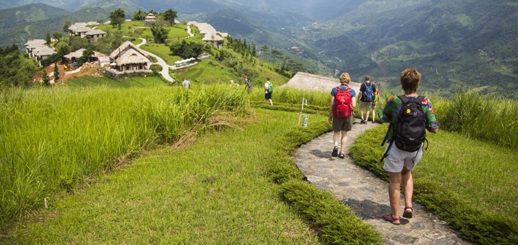 Randonnée aux alentours de Topas Ecolodge Sapa